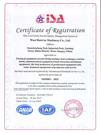 Certificate Of Inspection